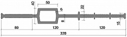 Гидрошпонка АКВАСТОП ДВС-320/50 (ПВХ) 